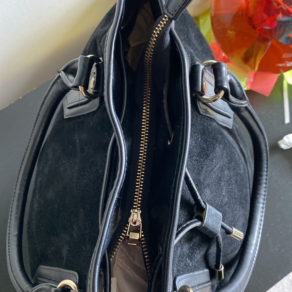 Suede Drawstring Bag - Picture 10 of 13